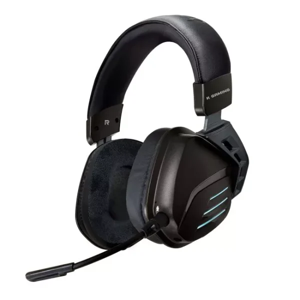 KGaming K20 Tri-Mode Connectivity Wireless Gaming Headset - Black