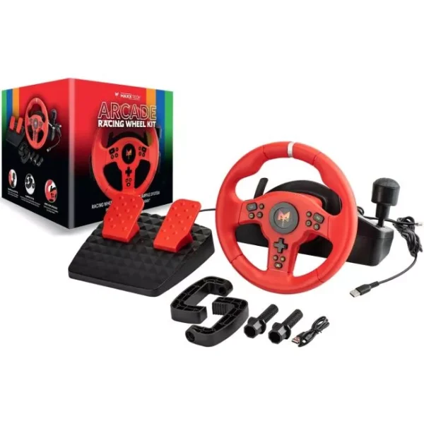 Maxx Tech Arcade Racing Wheel Kit